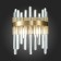 Sconces st. SL1167.301.02. Tellurio. 2x40 watts, E14, 16x31 cm, brass color