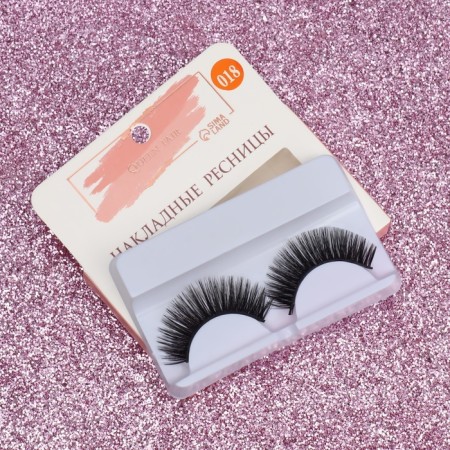 Falled eyelashes "Cat Eye", Black Color-3