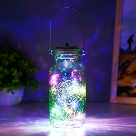Nightnik "Dellos" LED from Batteries Green 7x7x17.5 cm Risalux