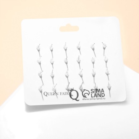 Pusets 12 pairs "hearts" romance, colored in gold-2