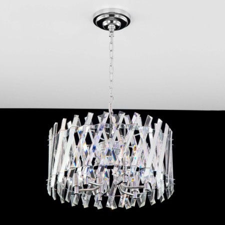 Suspended Citilux “Ingvar” CL334261, 47.5x47.5x110 cm, 6x60W, e14, gray color.-17