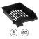 Paper tray Horizontal HEAMM "Leader", black