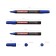 A set of permanent markers 4 colors, 0.8-2.2 mm, Erichkrause P-200, alcohol-based ink, mix