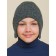 Children's hat, size 48-50, gray color