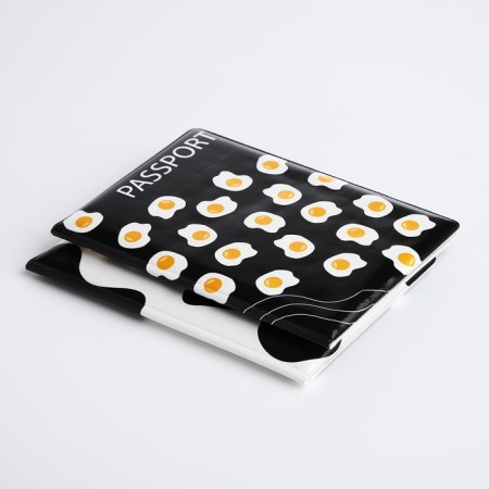 Gift set: 2 covers for passport, white/black color-3