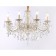 Crystal chandelier Ambrella Light, Classic, TR4945, 8HE14, white color, gold