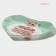 Glass Serving Dolyana "Heart. Sweets ", 25.5 × 21.8 × 2.6 cm