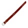 Single-layer leather collar, 73 x 4.5 cm, Osh 51-65 cm, mix