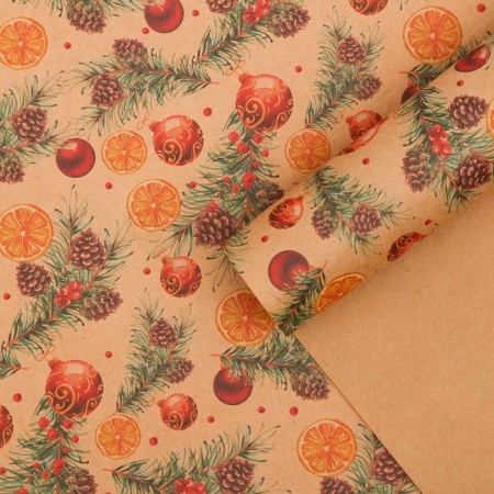 Package Crafts "Orange", 50 x 70 cm, New Year-1