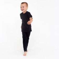 Thermal underwear for a boy (pants), black color, height 134 cm