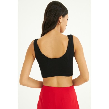 Top female Eliseeva Olesya, size 48, black color-1