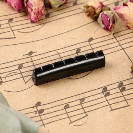 Set of upper thresholds for Music Life guitar, 6 pieces, 4.3x0.8x0.5cm, black-1