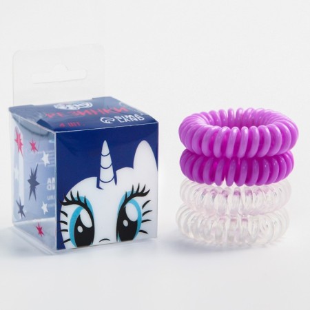 Hair gum spring, 4 pieces, My Little Pony-4