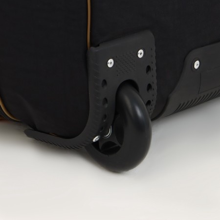 Small Small suitcase 20 "with a bag, a lightning department, with an extension, the color is black-7