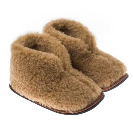 Male slippers, brown color, size 43