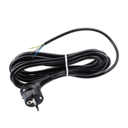 Network cord with a fork ERA UX-3X0.75-5M-B with a grounding 5 m, PVS 3x0.75mm2, black