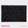 Rug giving moisture -drinking share, without edging, 38 × 58 cm, blue color