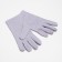Women's gloves minku in peas, 22 cm, col. Gray-blue
