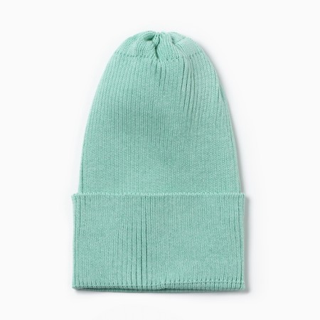 Baby hat, mint color, size 48-52