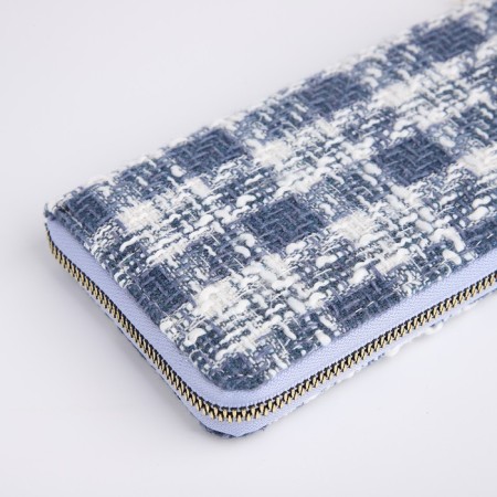 Women's wallet with lightning, blue color-2