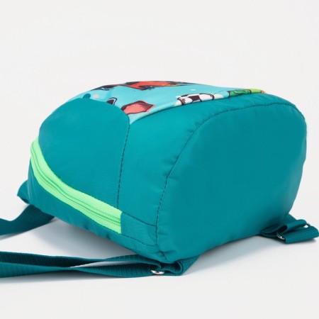 Baby backpack on lightning, green color-2