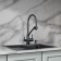 Kitchen sink "RMS" MRK-5851BL-R, mortise, right, thickness 3.0 and 1 mm, dispenser, graphite