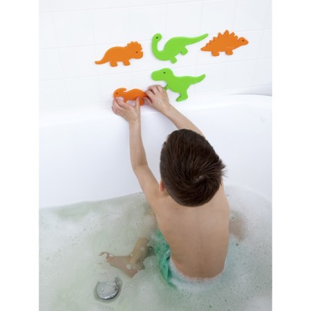 Developing set of stickers for playing in the Dinosaurian bath, 5 elements-6