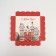 Box for confectionery products with PVC “Waiting for a miracle”, 15 x 15 x 3 cm, New Year