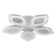 Causteen with FDD "Vesta" 5XLED 130W 3000-6000K white 55x5x7 cm Bayerlux