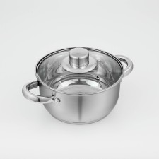 Grette stainless steel pan, 1.6 l, d = 16 cm, with a lid, the capsule, induction