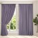 Set of curtains "Canvas", size 270x300 cm, 2 pcs, purple color