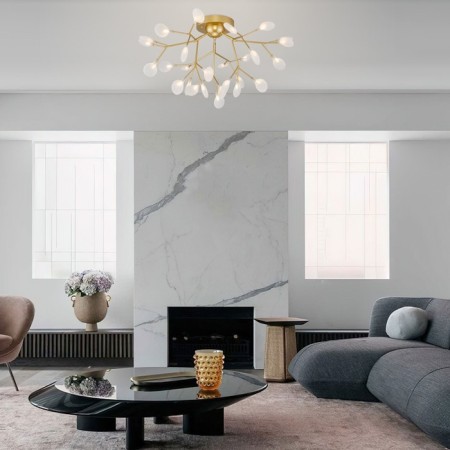 Smart ceiling lamp Foglia, 3W, G4, 75x75x40.5 cm-6