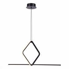 Suspension lamp ST LUCE. SL6113.423.01. Gaia. 1x35 W, LED, 3000K, 1191 LM, 110x40x40 cm, black color