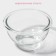 A bowl of heat -resistant glass “Classic”, 500 ml, 14 × 7.5 cm