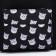 School textile "cats", with a pocket, black color
