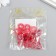 Beads for creativity plastic "Gaika" set 20 pcs pink 1.3x1.3x0.5 cm
