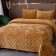 Set: cover 240x260 cm, pillowcase 50x70 cm - 2 pcs, mustard color