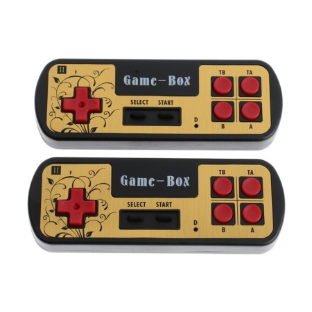 Game console XF-016, 620 games, AV cable, 2 wireless joysticks, black-4