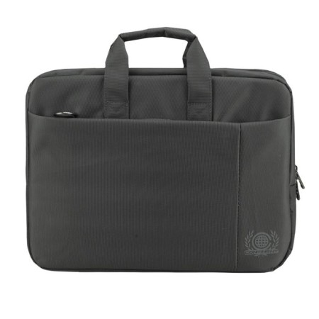 Business bag, lightning department, external pocket, gray color