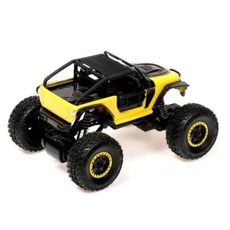 Radio -controlled jeep "Krauler", 1:20, works on the battery, the color is yellow-2
