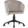 Computer chair thibault plastic/velor, black/beige 60x60x81 cm