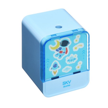 Electric sharpener (batteries are not included). It works from 2 AA Blue Batteries