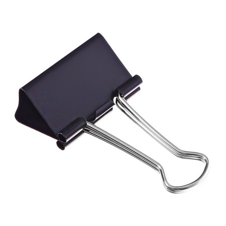 Paper clamps 32 mm, 12 pieces, black-3