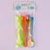 Tablespoons are plastic, in the set 12 pcs., Mix colors