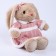 Soft toy "Little Friend", bunny in a pink dress