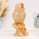 Figure "Filin on the stump is large" beige, 40x15x15cm