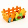 Easter decor of orange basket "Cockerels" 10x16x9 cm
