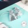 Gift bag "Geometry", 7 × 9, white color with silver