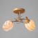 Luer "Lessons" 2x40W E27 Gold 44x33x28 cm