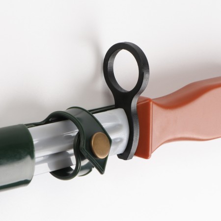 Bayonet-knife training, with scabbard, rubber, 29.5 cm-4